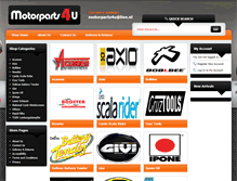 Tablet Screenshot of motorparts4u.com